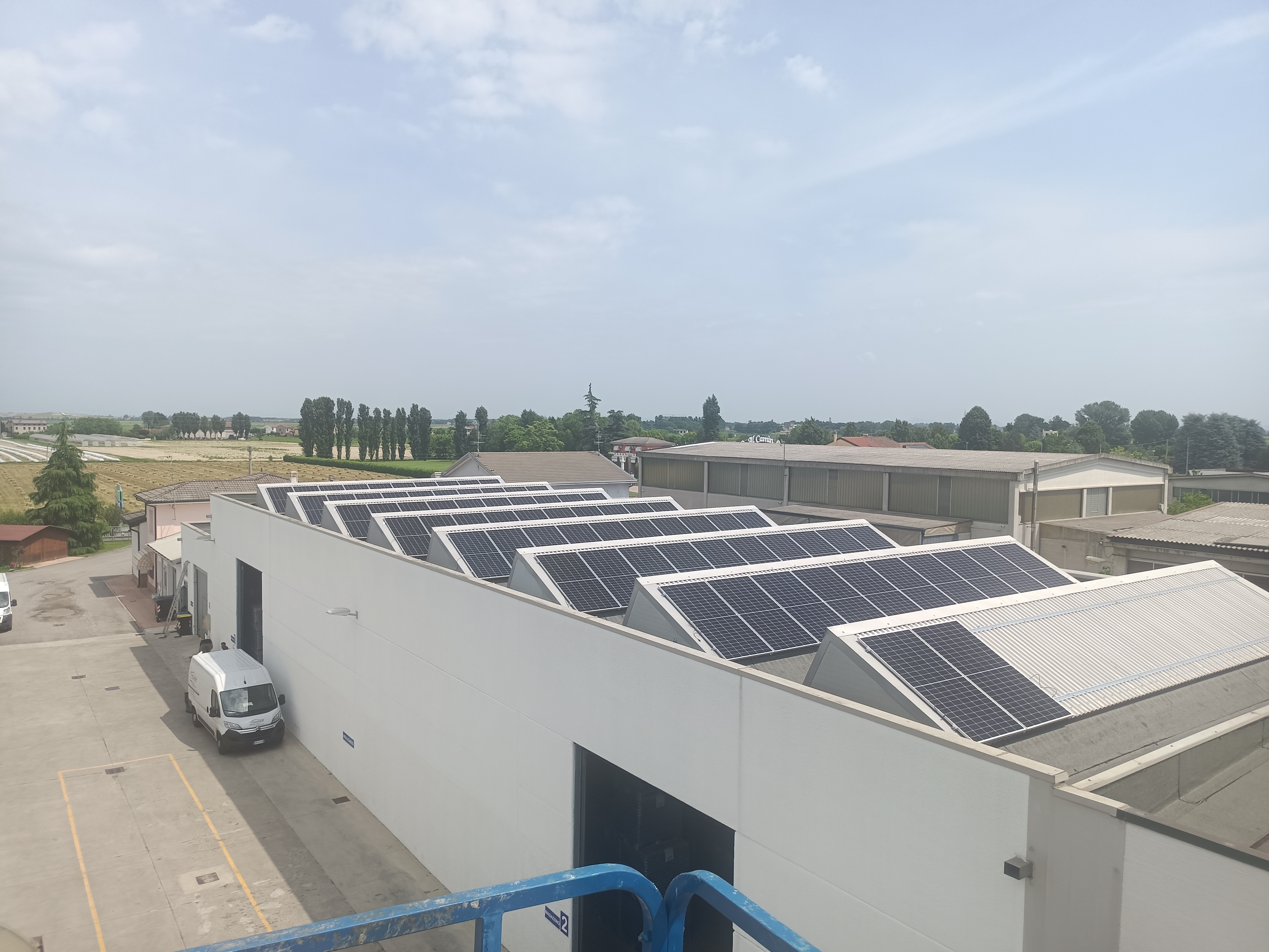 Impianto fotovoltaico completato